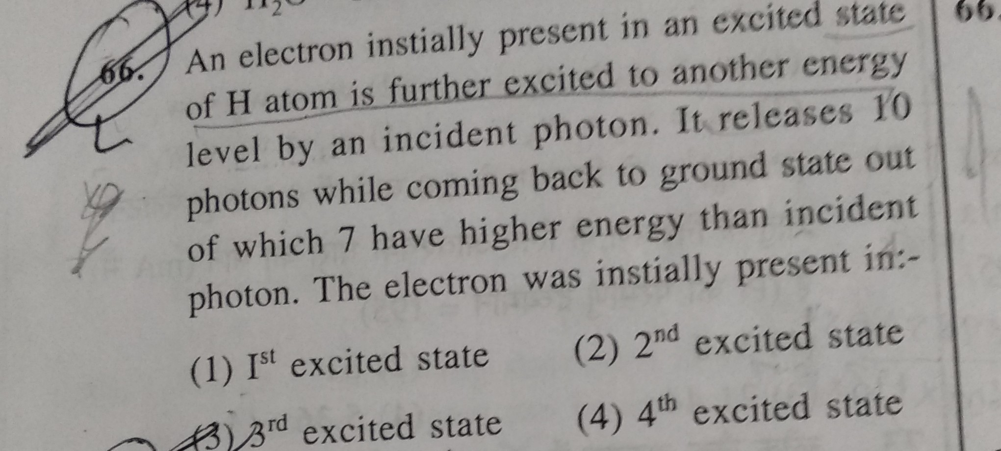 Question image for Question from atomic structure please explain . I